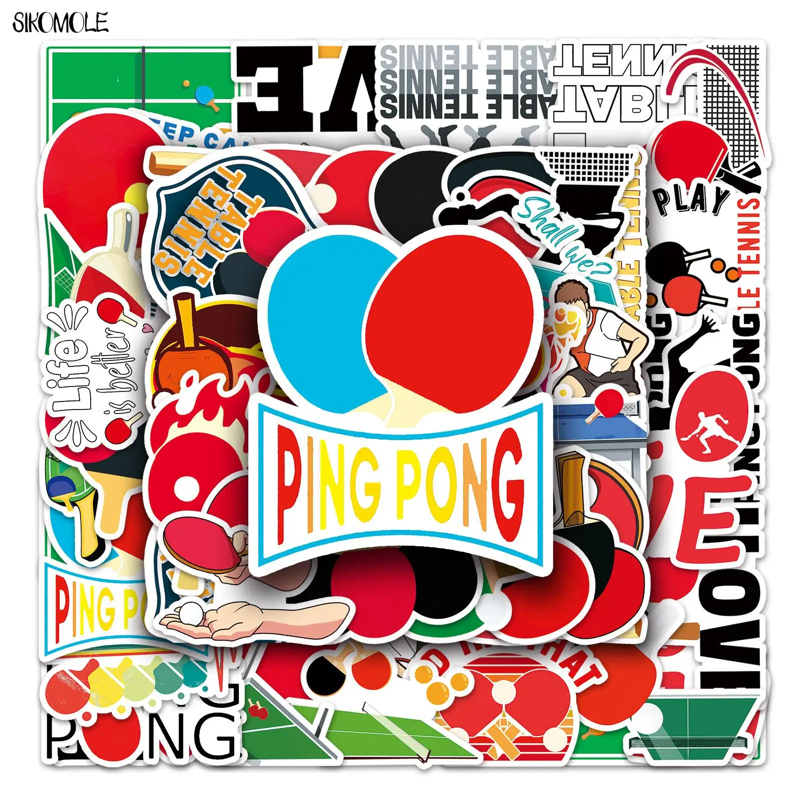 10/30/50pcs Cartoon Ping-pong Ball Stickers DIY Kids Gift Toy Laptop Suitcase Skateboard Phone Guitar Cup Decal Graffiti Sticker
10/30/50pcs Cartoon Ping-pong Ball Stickers DIY Kids Gift Toy Laptop Suitcase Skateboard Phone Guitar Cup Decal Graffiti Sticker