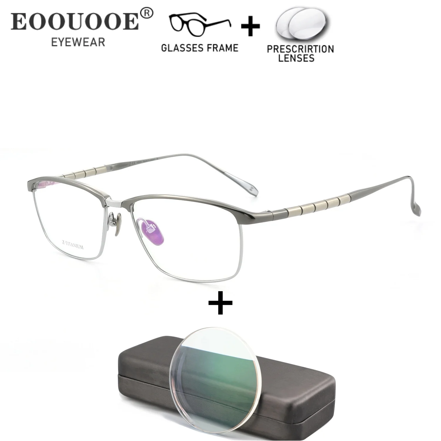 Sports Spring High Quality Pure Titanium Glasses Men's With Prescription Optical Myopia Hyperopia Progressive Lenses Eyewear
Sports Spring High Quality Pure Titanium Glasses Men's With Prescription Optical Myopia Hyperopia Progressive Lenses Eyewear