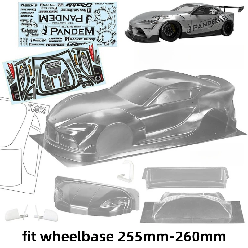 1/10 Supra GR Бортовой корпус автомобиля, ширина 200 мм для RC Drift Car 255–260 мм, колесная база Tamiya Kyosho Yokomo 3Racing hsp mst hpi
1/10 Supra GR Бортовой корпус автомобиля, ширина 200 мм для RC Drift Car 255–260 мм, колесная база Tamiya Kyosho Yokomo 3Racing hsp mst hpi