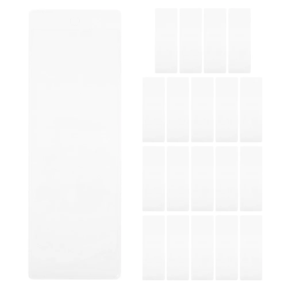 20 Pcs Sublimation Bookmark Blanks Transparent Cover Holder with Hole Water Proof
20 Pcs Sublimation Bookmark Blanks Transparent Cover Holder with Hole Water Proof