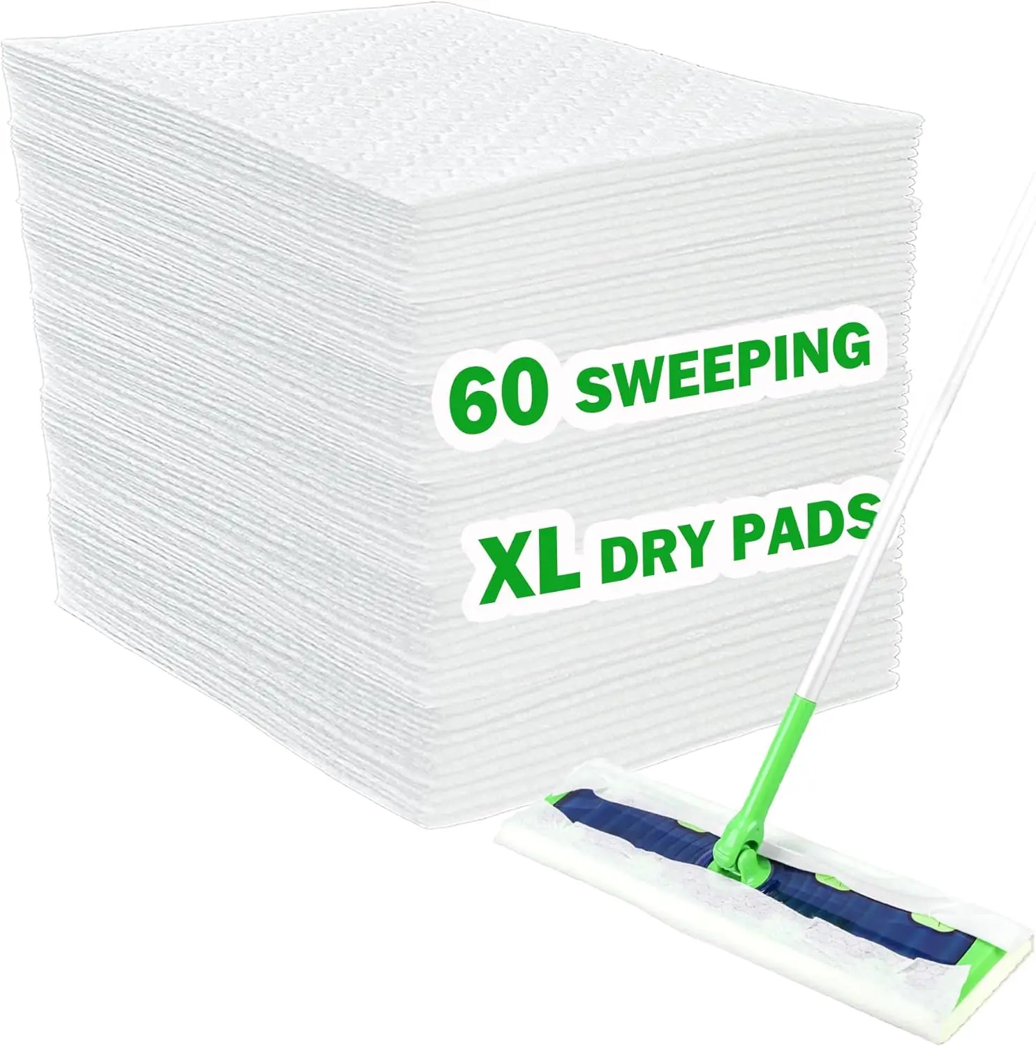 XL Dry Sweeping Cloth Refills for Swiffer Sweeper X-Large Mop, Disposable Dry Pads for Pet Hair, Dust, Heavy Duty Floor
XL Dry Sweeping Cloth Refills for Swiffer Sweeper X-Large Mop, Disposable Dry Pads for Pet Hair, Dust, Heavy Duty Floor