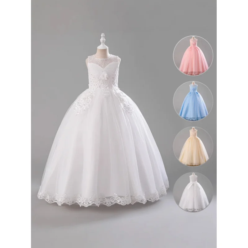Girls' Princess Dress Children's Formal Dress One-Year-Old Puffy Mesh Dress European and American Back-to-School Performance Fes
Girls' Princess Dress Children's Formal Dress One-Year-Old Puffy Mesh Dress European and American Back-to-School Performance Fes