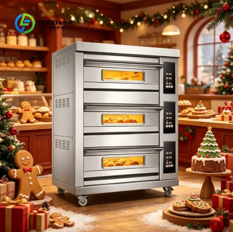 Stainless Steel Convection Bakery Oven with Rack Trolley, Large Capacity Multi Layer Design for Bread Pastry Pizza Baking
Stainless Steel Convection Bakery Oven with Rack Trolley, Large Capacity Multi Layer Design for Bread Pastry Pizza Baking