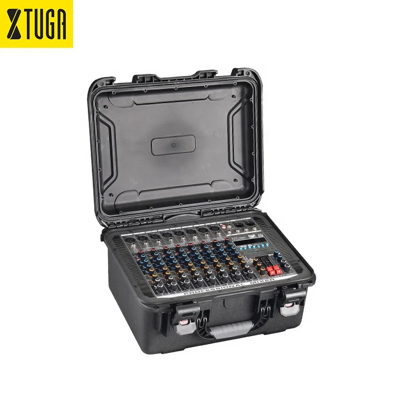 Xtuga Professional 8 Channel All In One Portable Travel Case High Power 320 Kinds Digital Effect Audio Amplifier Mixer
Xtuga Professional 8 Channel All In One Portable Travel Case High Power 320 Kinds Digital Effect Audio Amplifier Mixer