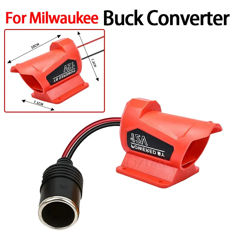 For Milwaukee Car Cigarette Lighter Adapter DIY Adapter Buck Converter For Milwaukee M12 12V Lithium Battery Battery Accessories
For Milwaukee Car Cigarette Lighter Adapter DIY Adapter Buck Converter For Milwaukee M12 12V Lithium Battery Battery Accessories