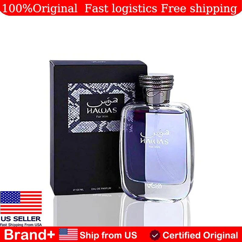 RASASI Hawas for Men Eau De Parfum Spray 100ML Long Lasting Arabian women's perfume Cologne Pheromone Persistence Portable
RASASI Hawas for Men Eau De Parfum Spray 100ML Long Lasting Arabian women's perfume Cologne Pheromone Persistence Portable