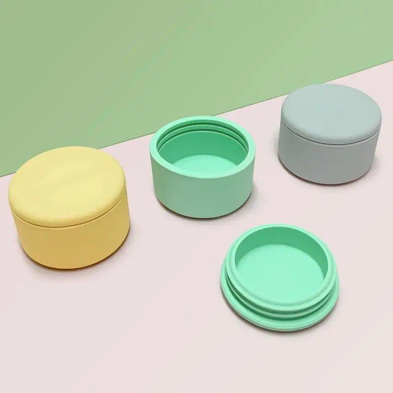 20ml Portable Silicone Travel Jars With Lid, Cosmetic Face Body Hand Cream Jars, Mini Travel Jewelry Cream Powder Case
20ml Portable Silicone Travel Jars With Lid, Cosmetic Face Body Hand Cream Jars, Mini Travel Jewelry Cream Powder Case