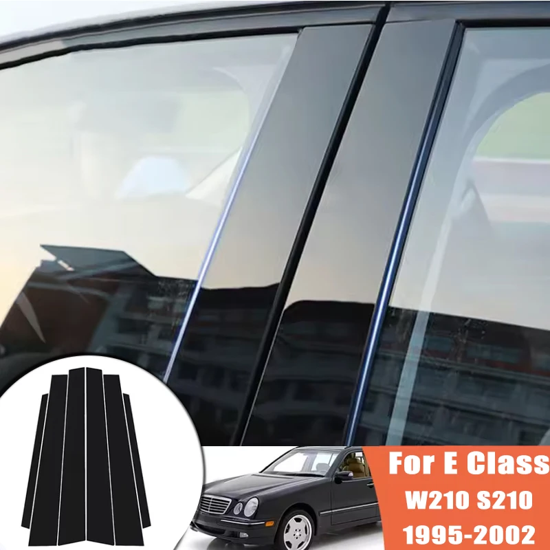 Glossy Black Carbon Fiber Window Door Deal B C Pillar Post Cover Sticker For Mercedes Benz E Class W210 S210 1995-2002 1996 1997
Glossy Black Carbon Fiber Window Door Deal B C Pillar Post Cover Sticker For Mercedes Benz E Class W210 S210 1995-2002 1996 1997