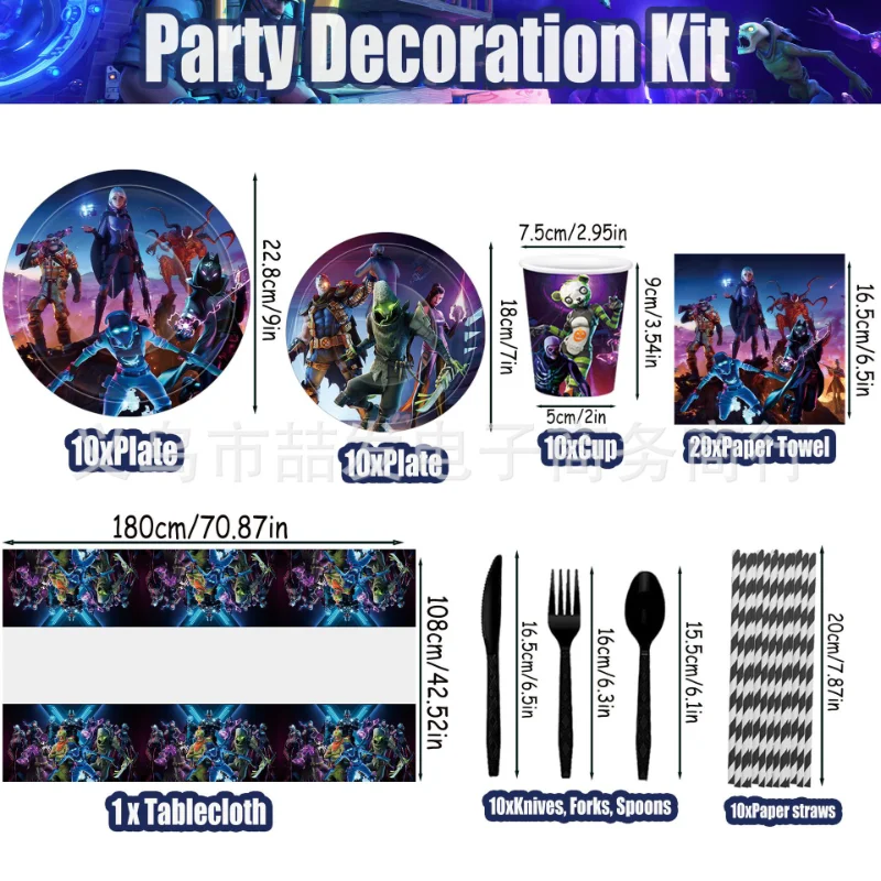 Birthday Party Fortnite Decoration Alpaca Disposable Tableware Anime Plate Cup Tablecloh Kawaii Baby Shower Supplies Xmas Gift
Birthday Party Fortnite Decoration Alpaca Disposable Tableware Anime Plate Cup Tablecloh Kawaii Baby Shower Supplies Xmas Gift