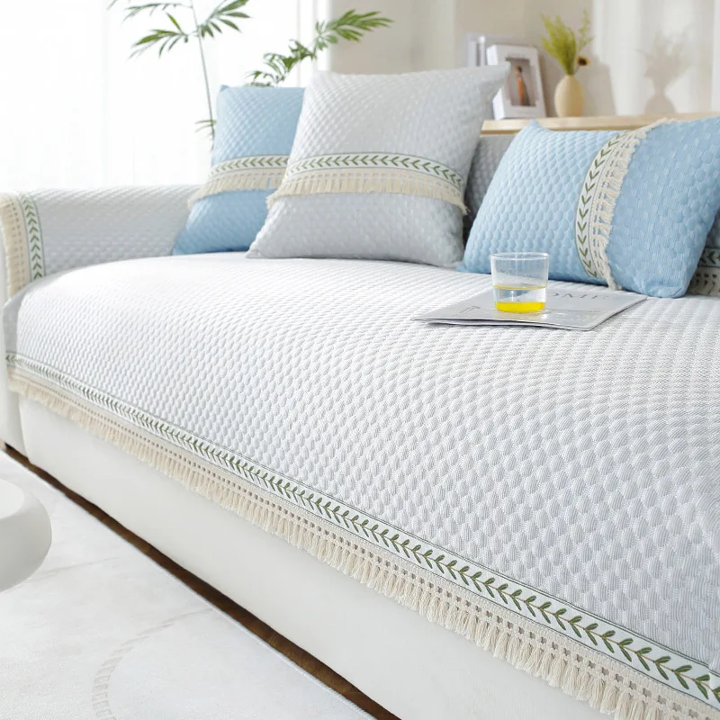 New Summer Ice Silk Sofa Cover Non-Slip Couch Cushion Jacquard Cool Cushion Living Room Sofa Backrest Armrest Leather Sofa Cover
New Summer Ice Silk Sofa Cover Non-Slip Couch Cushion Jacquard Cool Cushion Living Room Sofa Backrest Armrest Leather Sofa Cover