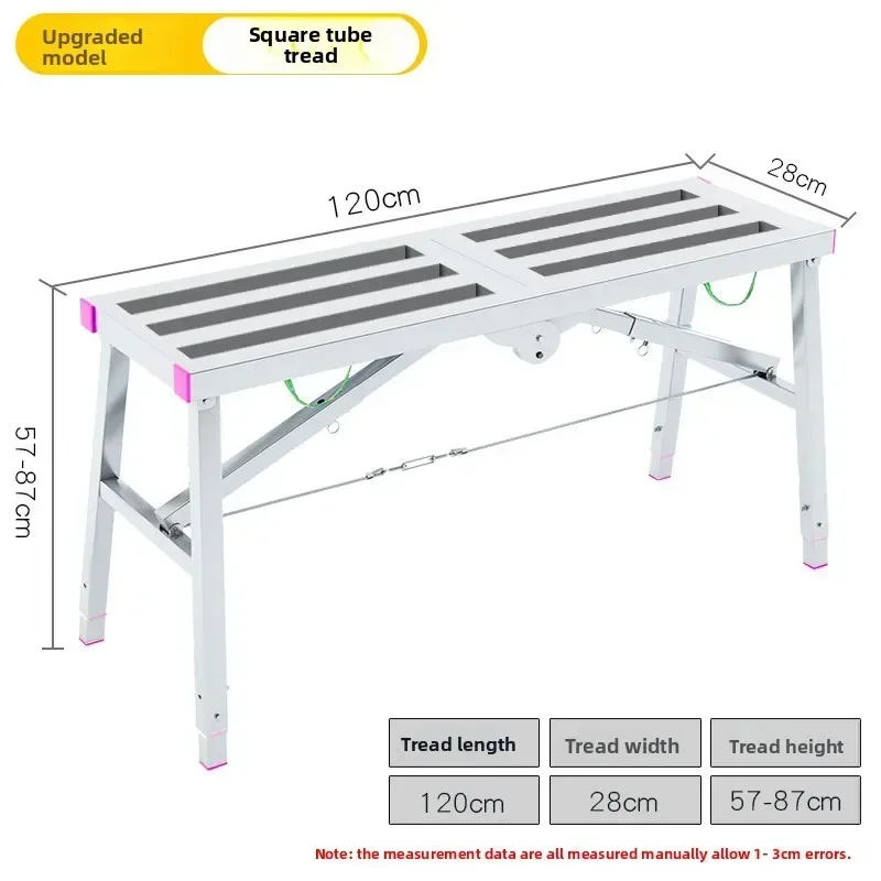 Folding telescopic stool single and double support scaffold hot dip galvanized folding footstool
Folding telescopic stool single and double support scaffold hot dip galvanized folding footstool