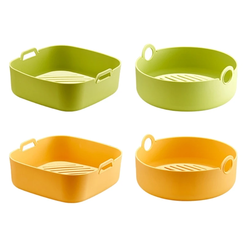 Reusable Air Fryer Pad Silicone Air Fryer Tray Round/Square Shaped Pad Baking Inner Liners Bakeware Kitchen Cooking Tool
Reusable Air Fryer Pad Silicone Air Fryer Tray Round/Square Shaped Pad Baking Inner Liners Bakeware Kitchen Cooking Tool