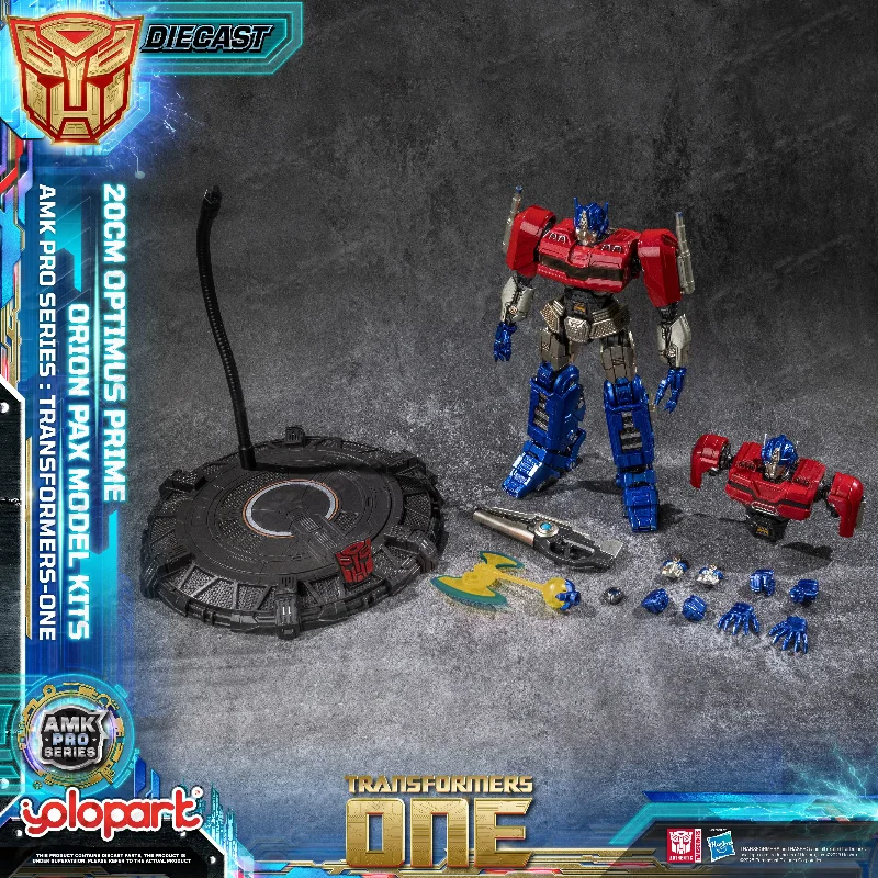 【In Stock】YOLOPARK TRANSFORMERS ONE: AMK PRO Series-Final Form Optimus Prime/ORION PAX Model Kit 20CM
【In Stock】YOLOPARK TRANSFORMERS ONE: AMK PRO Series-Final Form Optimus Prime/ORION PAX Model Kit 20CM