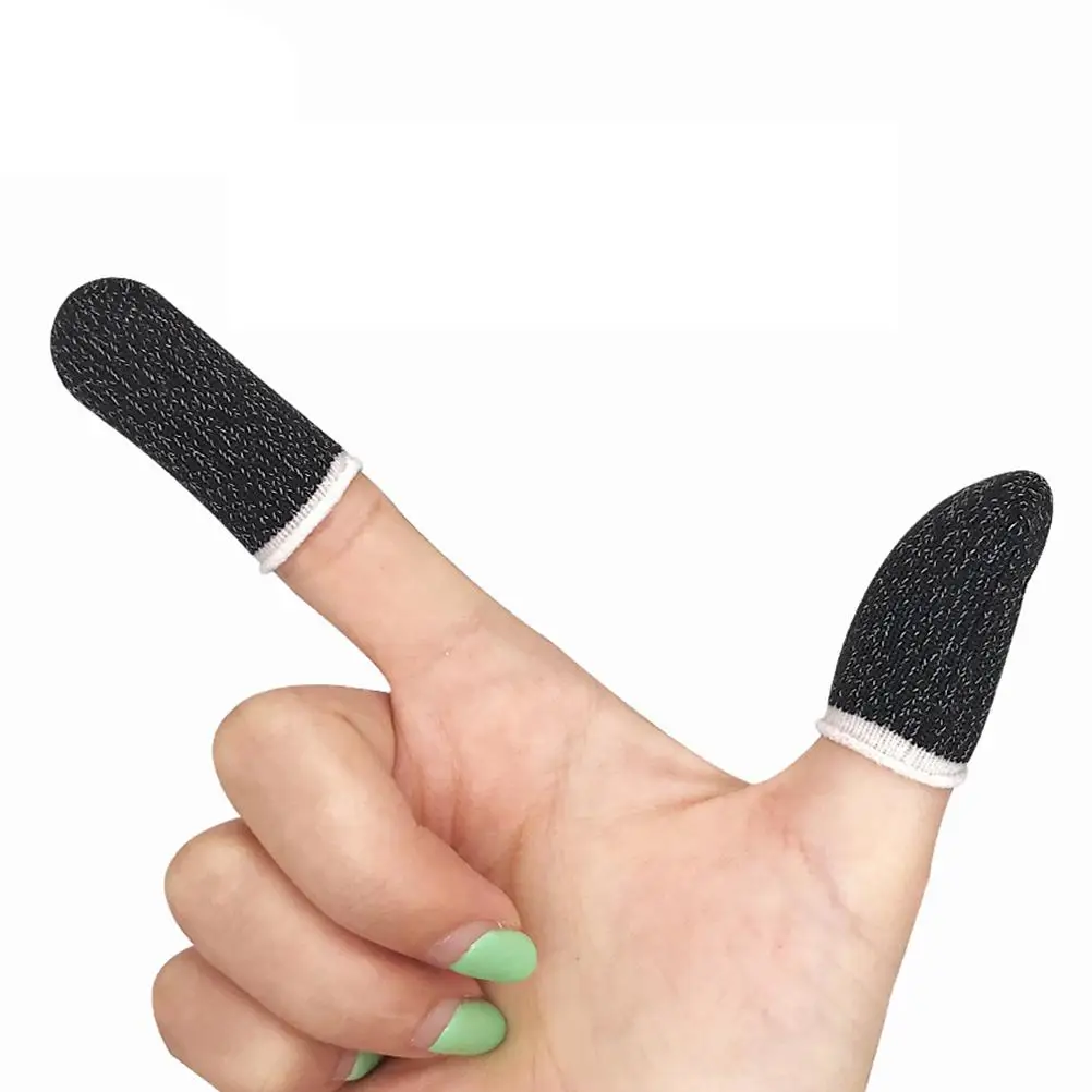 10 Pcs Anti-sweat Non-slip Gaming Finger Sleeves Touch Screen Thumb Cover Phone Game Accessory Conductive Fiber
10 Pcs Anti-sweat Non-slip Gaming Finger Sleeves Touch Screen Thumb Cover Phone Game Accessory Conductive Fiber