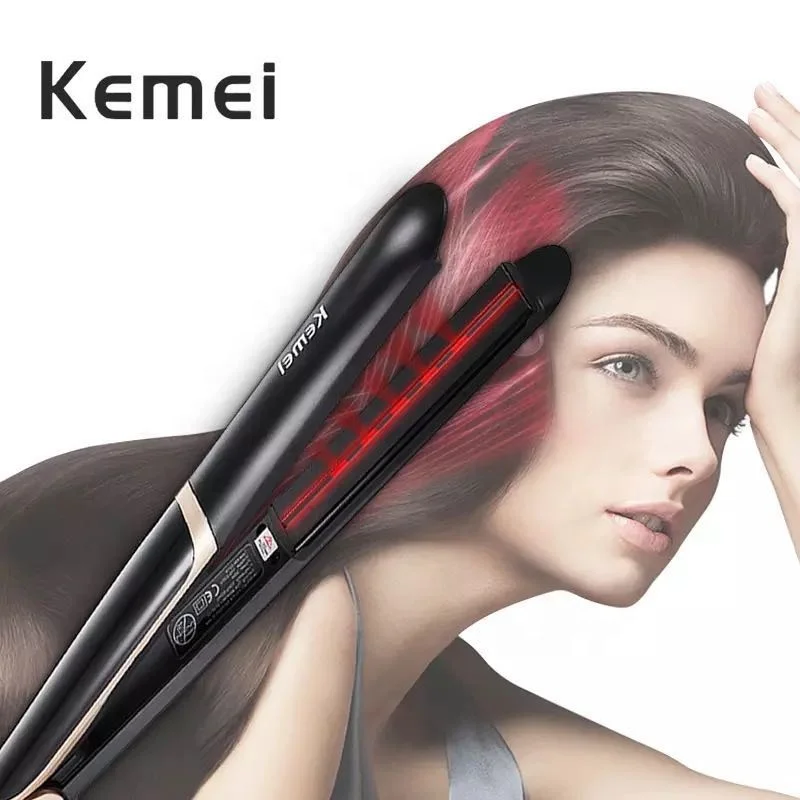Kemei Electric Hair Straightener KM-2219 Wholesale Good Price Hair Iron With Infrared Ray Hair Straightener And Curler
Kemei Electric Hair Straightener KM-2219 Wholesale Good Price Hair Iron With Infrared Ray Hair Straightener And Curler
