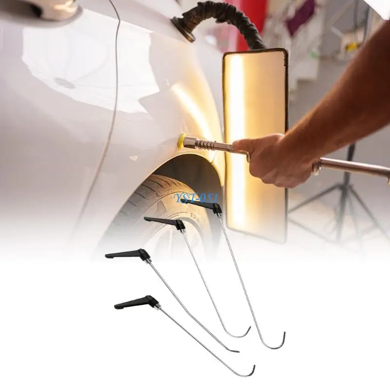 E15A 4Pcs Car Body Repair Professional Dent Repair Rod Hook Car Dent Repair Hook Removal Tool Rotatable Comprehensive
E15A 4Pcs Car Body Repair Professional Dent Repair Rod Hook Car Dent Repair Hook Removal Tool Rotatable Comprehensive