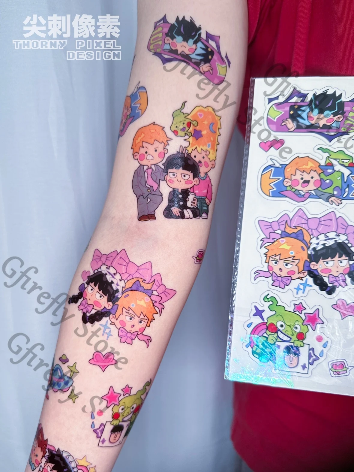 Mob Psycho 100 Kageyama Shigeo Reigen Arataka Cosplay Tattoos Waterproof Tattoo Sticker Comic-con COS Ornaments Hallowmas Adorn
Mob Psycho 100 Kageyama Shigeo Reigen Arataka Cosplay Tattoos Waterproof Tattoo Sticker Comic-con COS Ornaments Hallowmas Adorn