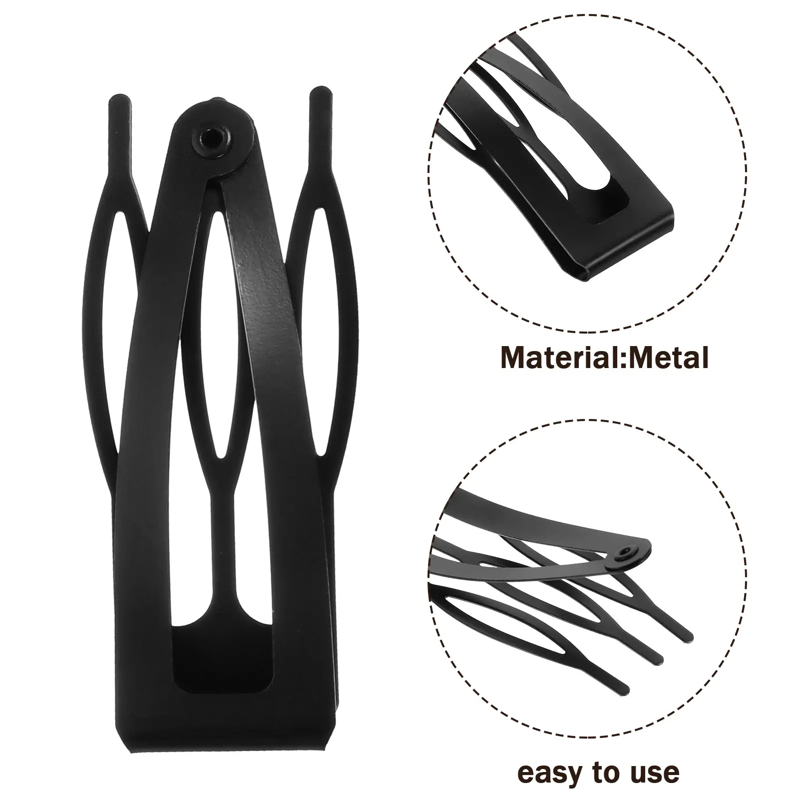 30pcs Black Metal Hair Clips for Girls Women Snap Hairpins Accessories Hairstyling Tools Anti Deformation Fade Breakage Long
30pcs Black Metal Hair Clips for Girls Women Snap Hairpins Accessories Hairstyling Tools Anti Deformation Fade Breakage Long
