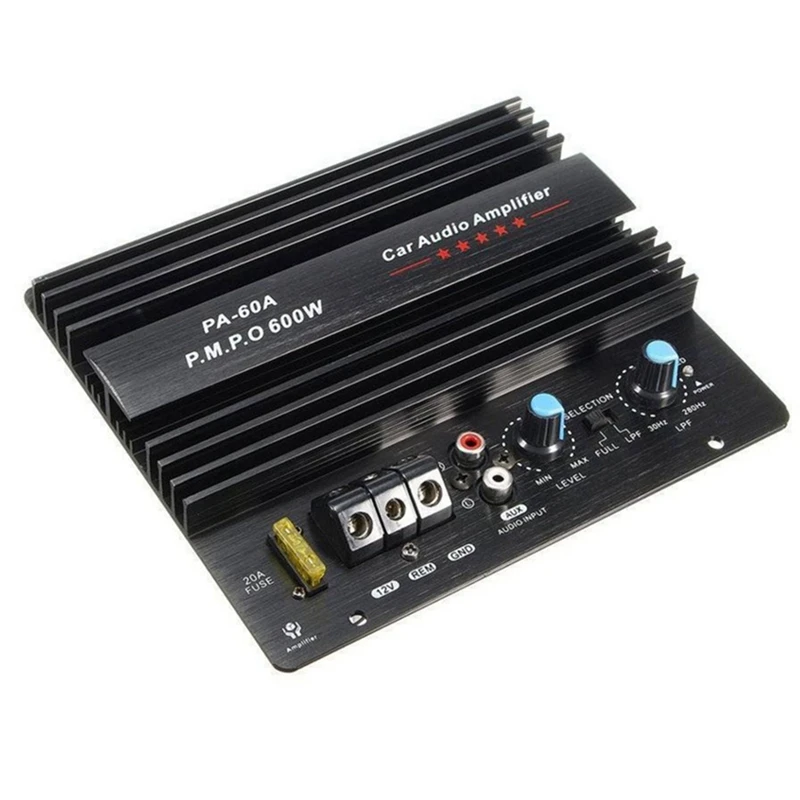 ABRU-PA-60A12v Car Amplifier Board High Power Audio Subwoofer 12V Amplifier 600W
ABRU-PA-60A12v Car Amplifier Board High Power Audio Subwoofer 12V Amplifier 600W