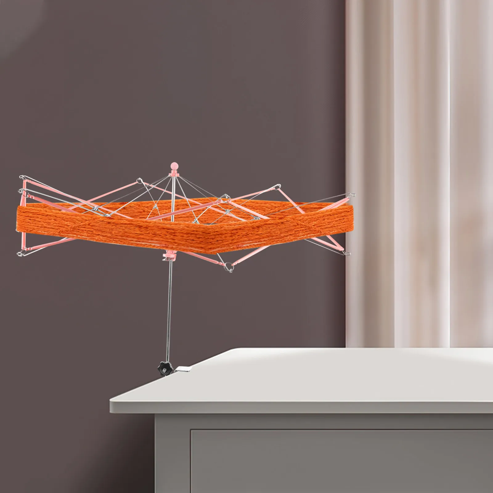 Моталка для пряжи в мотках - Небесно-голубой ручной инструмент для вязания с компактным дизайном - Устройство для легкого формирования клубков пряжи для вязания крючком и спицами
Моталка для пряжи в мотках - Небесно-голубой ручной инструмент для вязания с компактным дизайном - Устройство для легкого формирования клубков пряжи для вязания крючком и спицами