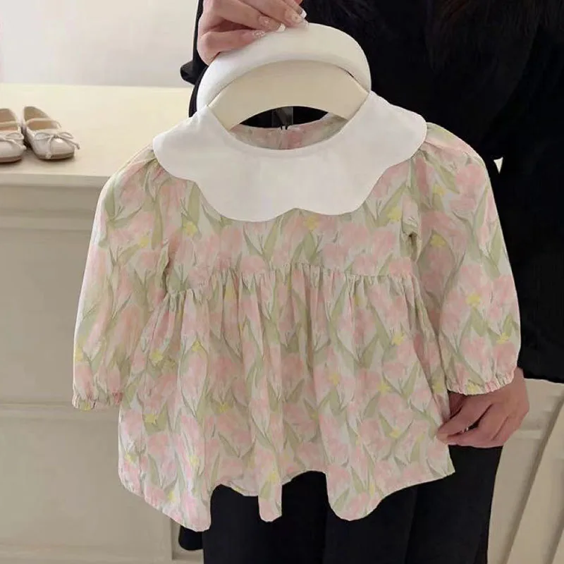Baby Girls Party Dress Kids Princess Dresses Sweet Long Puff Sleeve Cotton Floral Print Dress Shirts for Children's Clothes 1-8Y
Baby Girls Party Dress Kids Princess Dresses Sweet Long Puff Sleeve Cotton Floral Print Dress Shirts for Children's Clothes 1-8Y