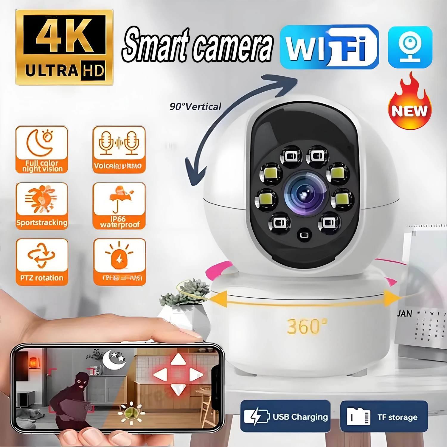 2025 ICSEE 4K 8MP Dual Lens 2K 4MP Wifi IP PTZ Dome Indoor Auto-Tracking Two Way Audio Color Night Vision Security Camera System
2025 ICSEE 4K 8MP Dual Lens 2K 4MP Wifi IP PTZ Dome Indoor Auto-Tracking Two Way Audio Color Night Vision Security Camera System