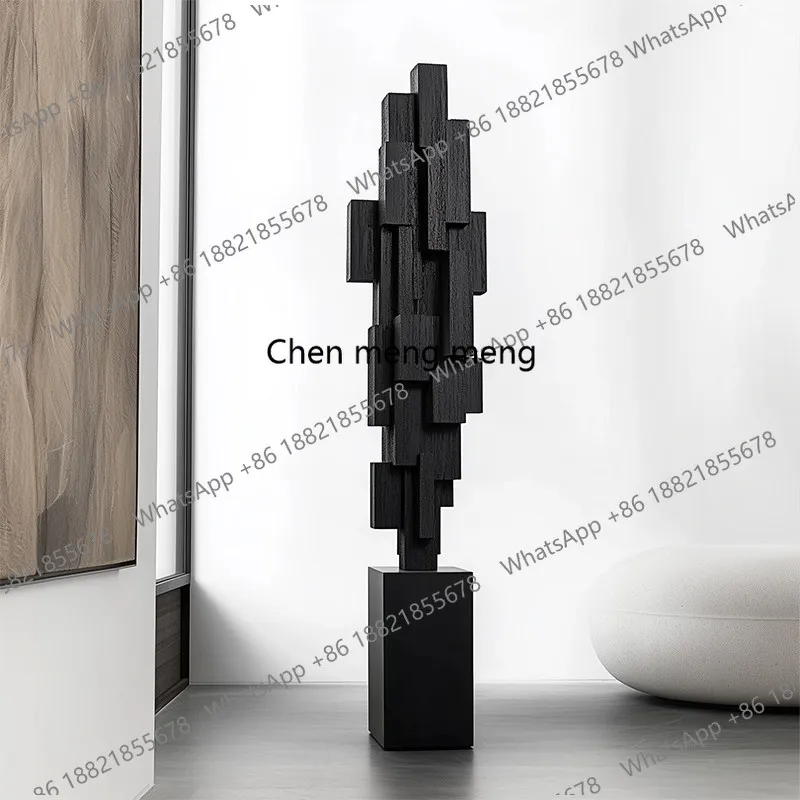 Large solid wood sculpture floor-to-ceiling ornament porch hotel lobby club soft decoration art installation decoration
Large solid wood sculpture floor-to-ceiling ornament porch hotel lobby club soft decoration art installation decoration