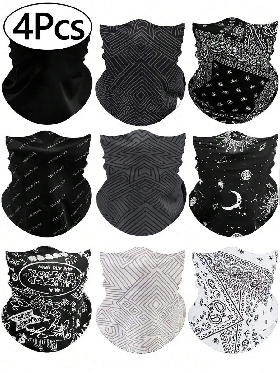 4pcs Multifunctional Face Mask Headband, Dust-Proof Windproof UV Protection, Suitable For Outdoor Sports, Fishing, Hiking For Me
4pcs Multifunctional Face Mask Headband, Dust-Proof Windproof UV Protection, Suitable For Outdoor Sports, Fishing, Hiking For Me