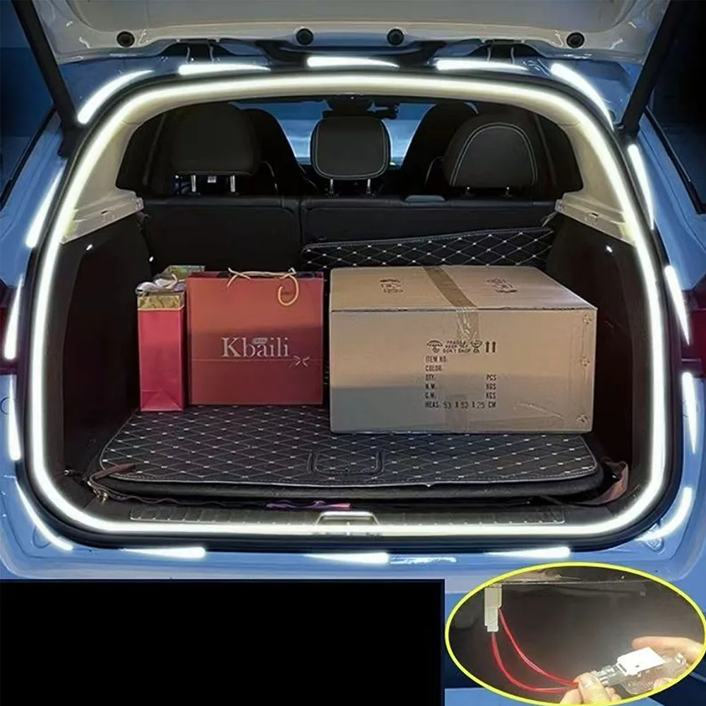 For Geely Boyue L Car Rear Trunk LED Light Bar Strips Trunk Interior Decorative Lamp Strip Flow Tail Box Ambient Lighting
For Geely Boyue L Car Rear Trunk LED Light Bar Strips Trunk Interior Decorative Lamp Strip Flow Tail Box Ambient Lighting