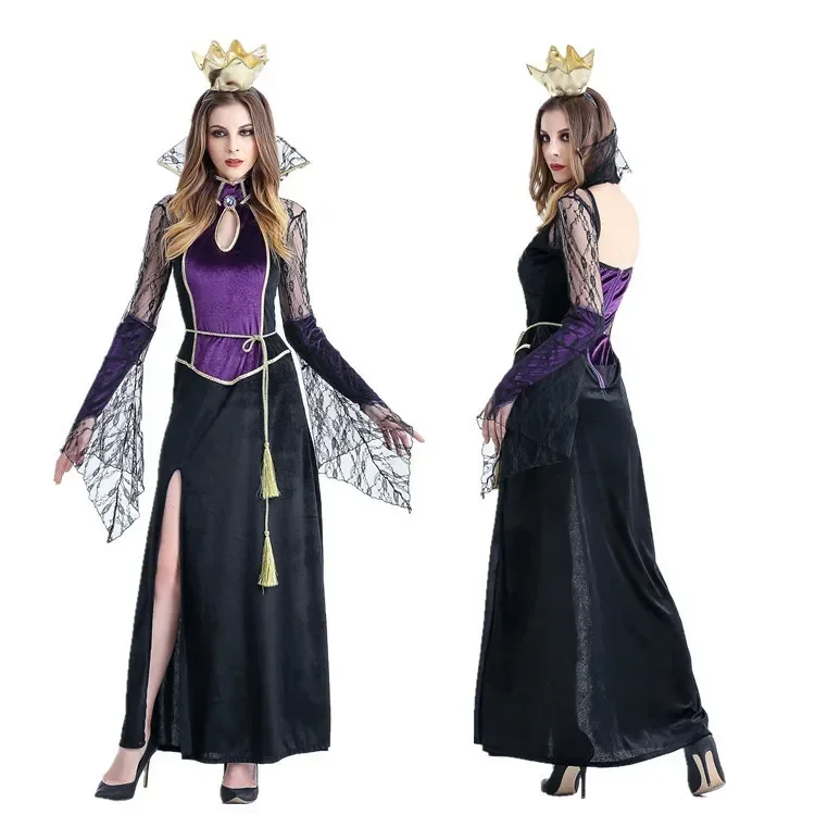 Deluxe Womens Royal Queen Elite Costume Women Halloween Vampire Costumes Party Long Dress Fairy Tale Costumes
Deluxe Womens Royal Queen Elite Costume Women Halloween Vampire Costumes Party Long Dress Fairy Tale Costumes