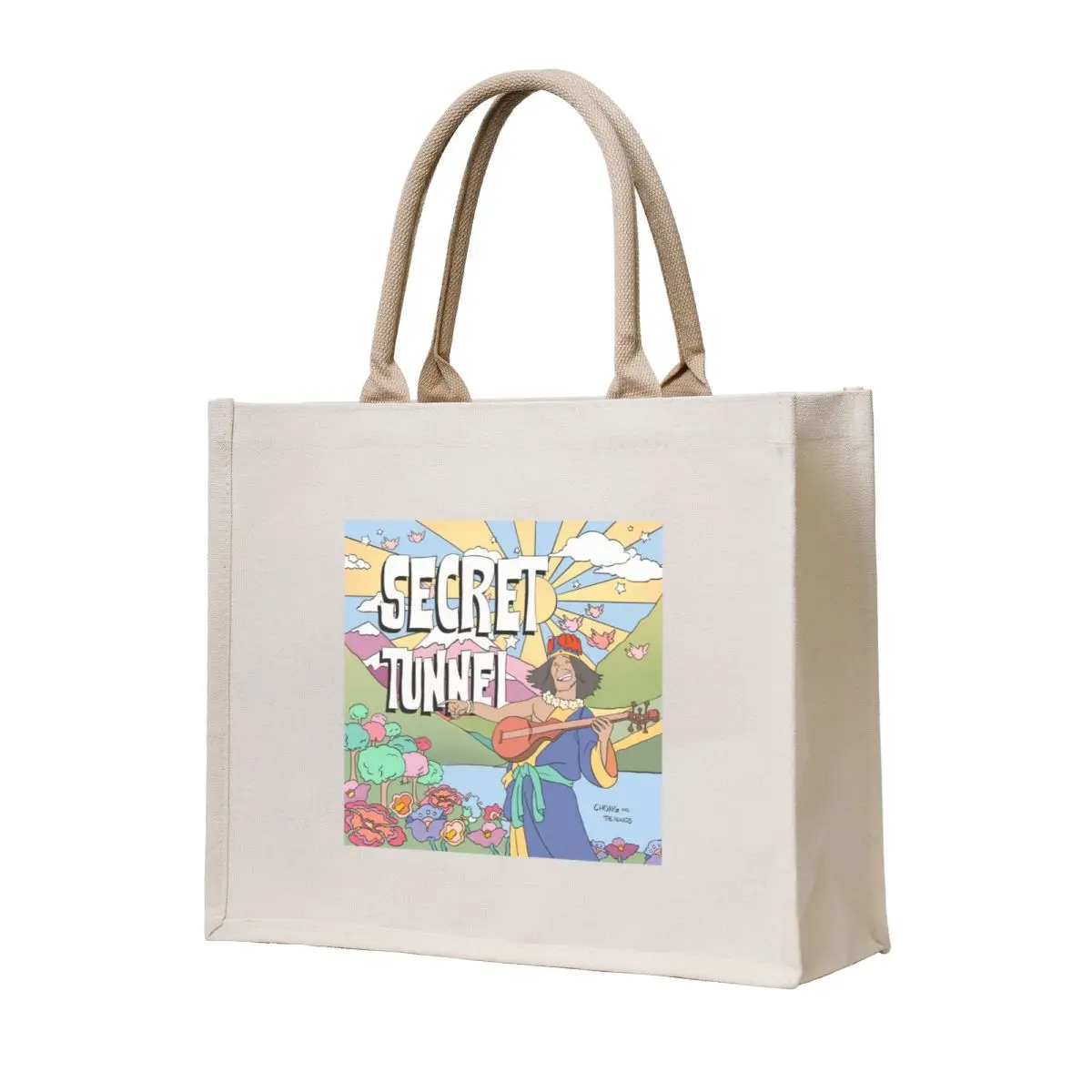 Secret Tunnel by Chong and the Nomads Album Cover Tote Bag shopper bag women canvas cute tote bag tote screen hand bags
Secret Tunnel by Chong and the Nomads Album Cover Tote Bag shopper bag women canvas cute tote bag tote screen hand bags