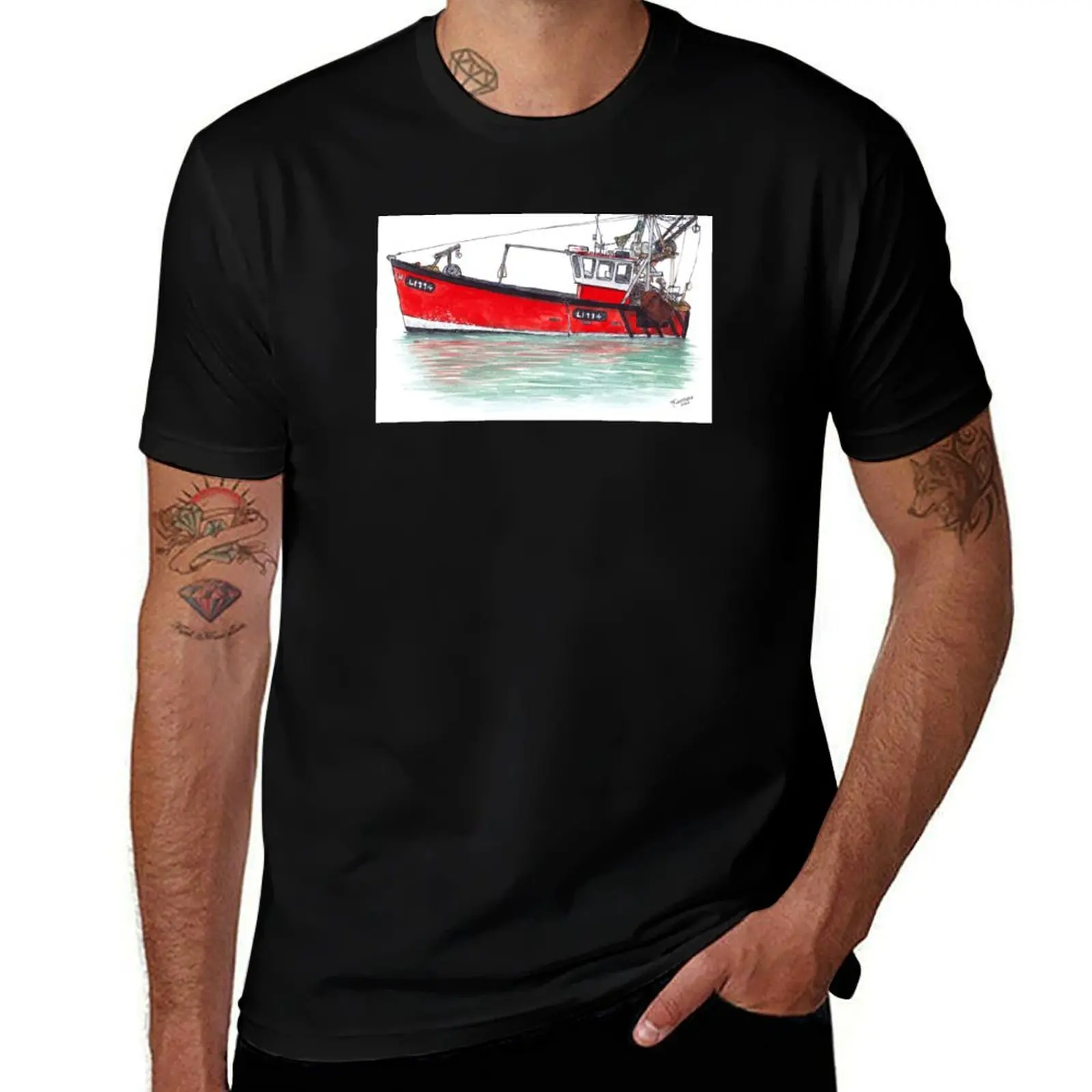 Whitstable Fishing Boat Watercolour T-Shirt anime t shirts for man men t shirt cotton 100% T-Shirt
Whitstable Fishing Boat Watercolour T-Shirt anime t shirts for man men t shirt cotton 100% T-Shirt