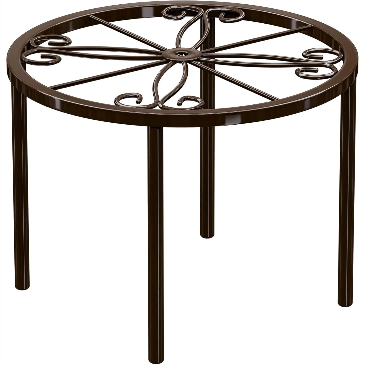 Heavy Duty Plant Stand with Anti-Rust Metal, Round Flower Pot Rack for Indoor Outdoor Courtyard Garden, Brown
Heavy Duty Plant Stand with Anti-Rust Metal, Round Flower Pot Rack for Indoor Outdoor Courtyard Garden, Brown