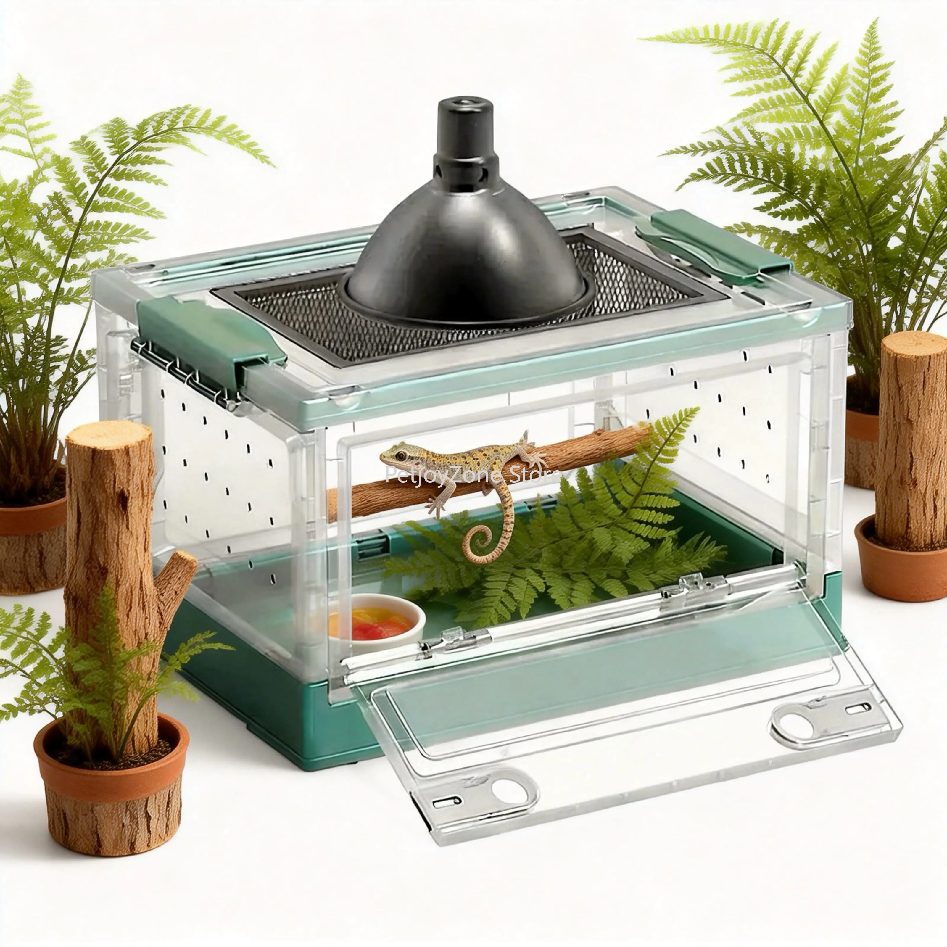 New Arrival Foldable Reptile Habitat ABS Acrylic Eco-Friendly With Screen Ventilation Feeding Box For Lizard Spider
New Arrival Foldable Reptile Habitat ABS Acrylic Eco-Friendly With Screen Ventilation Feeding Box For Lizard Spider