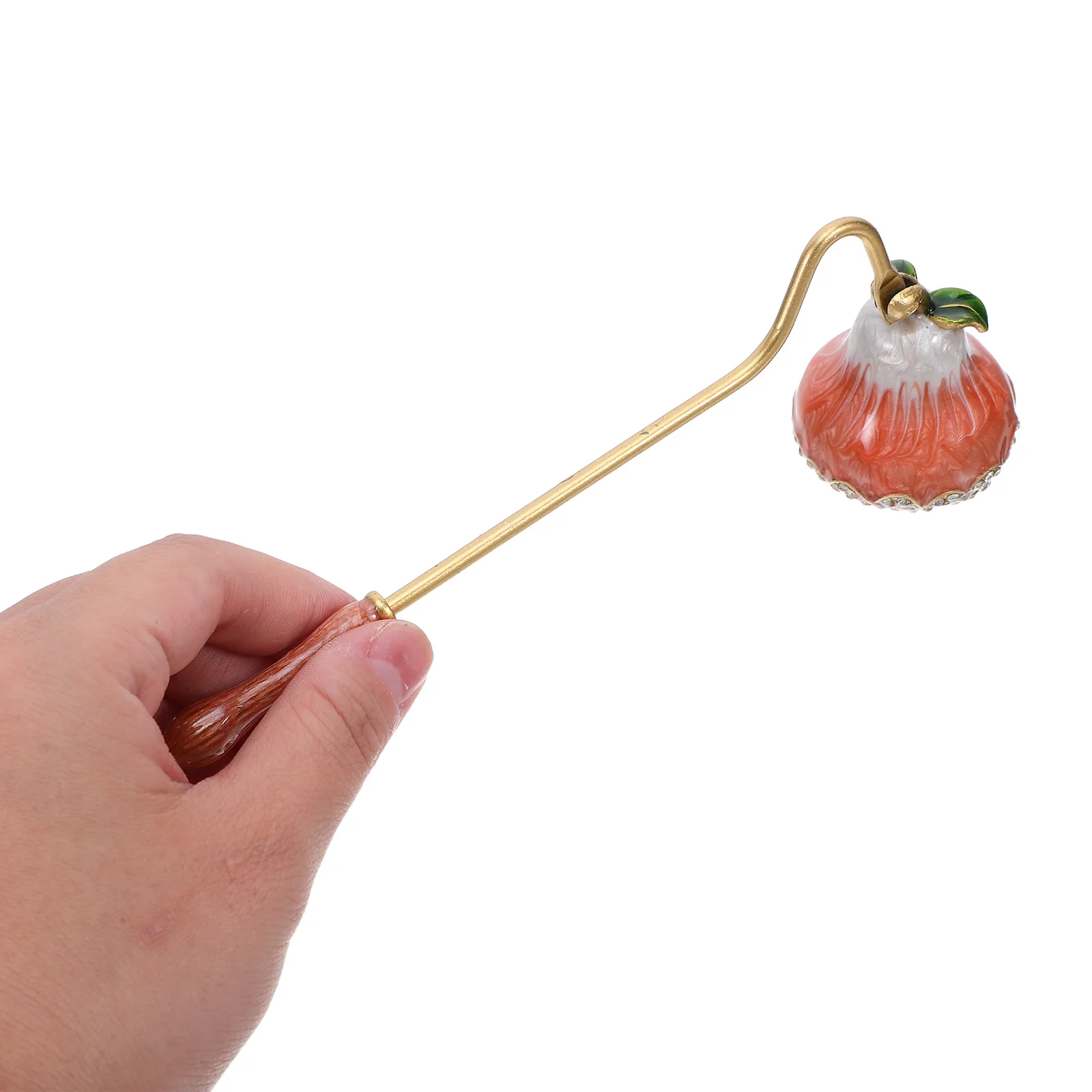 Flower Extinguisher Extinguishing Tool Decorative Wick Snuffer Red with Handle
Flower Extinguisher Extinguishing Tool Decorative Wick Snuffer Red with Handle