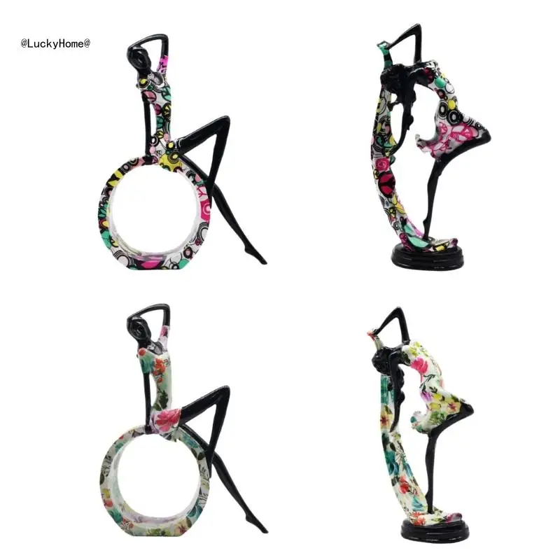 Modern Resin Yoga Girl Figurines Colorful Florals Yoga Lady Statues Sculpture 11UA
Modern Resin Yoga Girl Figurines Colorful Florals Yoga Lady Statues Sculpture 11UA