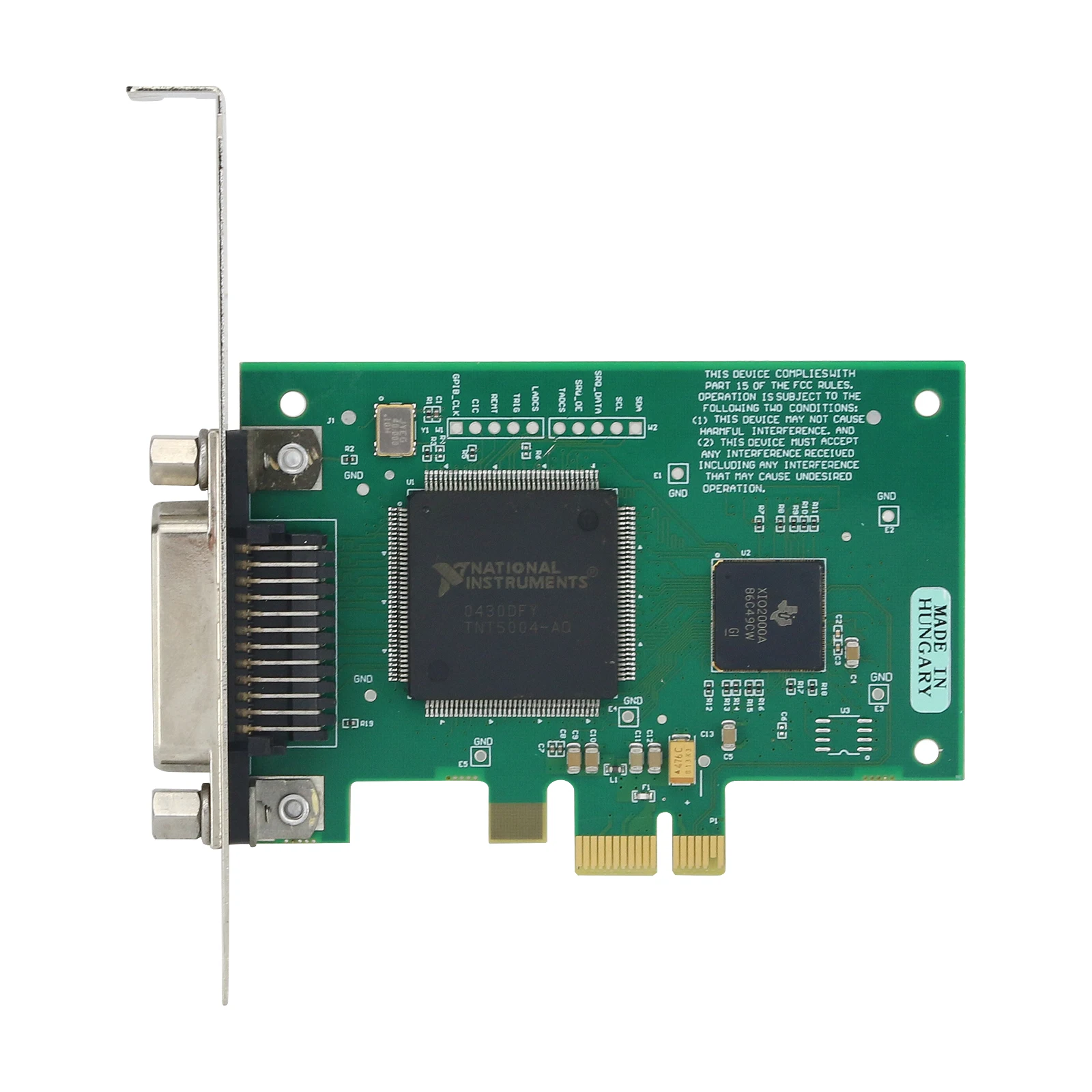 PCIe-GPIB 778930 -01 Оригинальный контроллер карты GPIB, высокоскоростная и гарантия качества, карта GPIB для NI
PCIe-GPIB 778930 -01 Оригинальный контроллер карты GPIB, высокоскоростная и гарантия качества, карта GPIB для NI