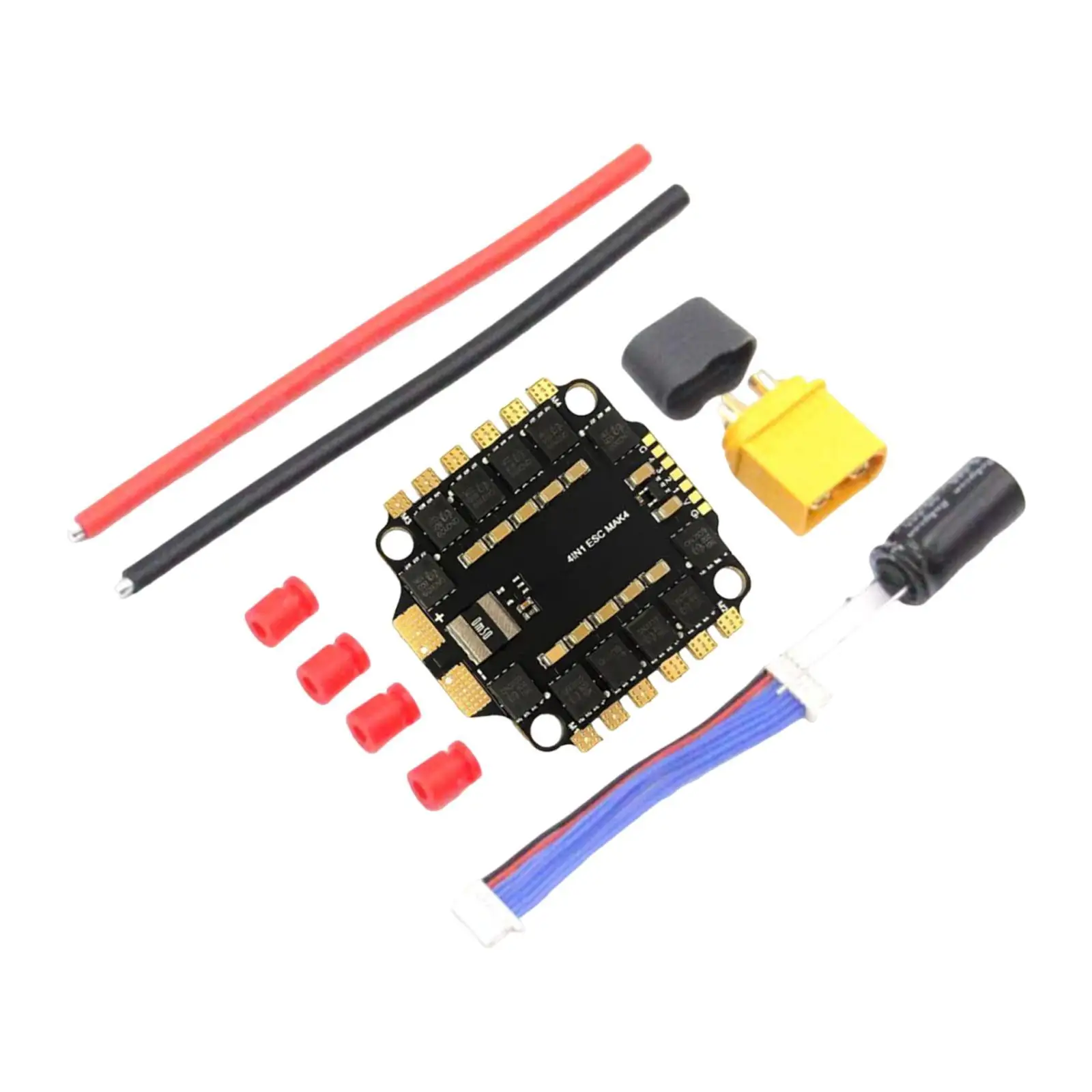 4in1 ESC Sturdy for FPV Drone Compact DIY Part RC DIY Hobby Easy to Install Electric Speed Controller Spare Part Replacement
4in1 ESC Sturdy for FPV Drone Compact DIY Part RC DIY Hobby Easy to Install Electric Speed Controller Spare Part Replacement