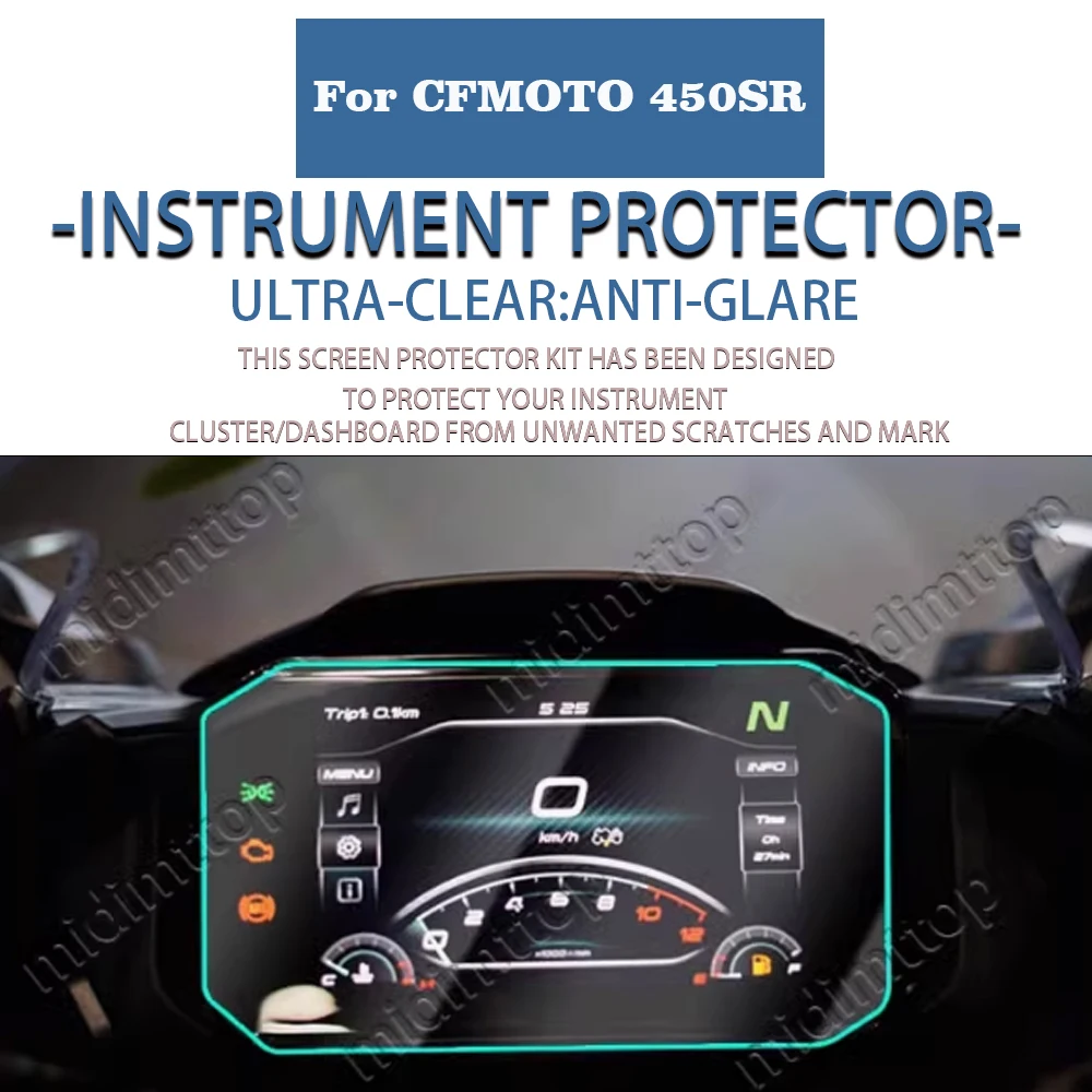 For CFMOTO 450SR SR450 450 SR 2023 2024 Motorcycle Dashboard Screen Protector Cluster Scratch Screen Protection Film Accessories
For CFMOTO 450SR SR450 450 SR 2023 2024 Motorcycle Dashboard Screen Protector Cluster Scratch Screen Protection Film Accessories