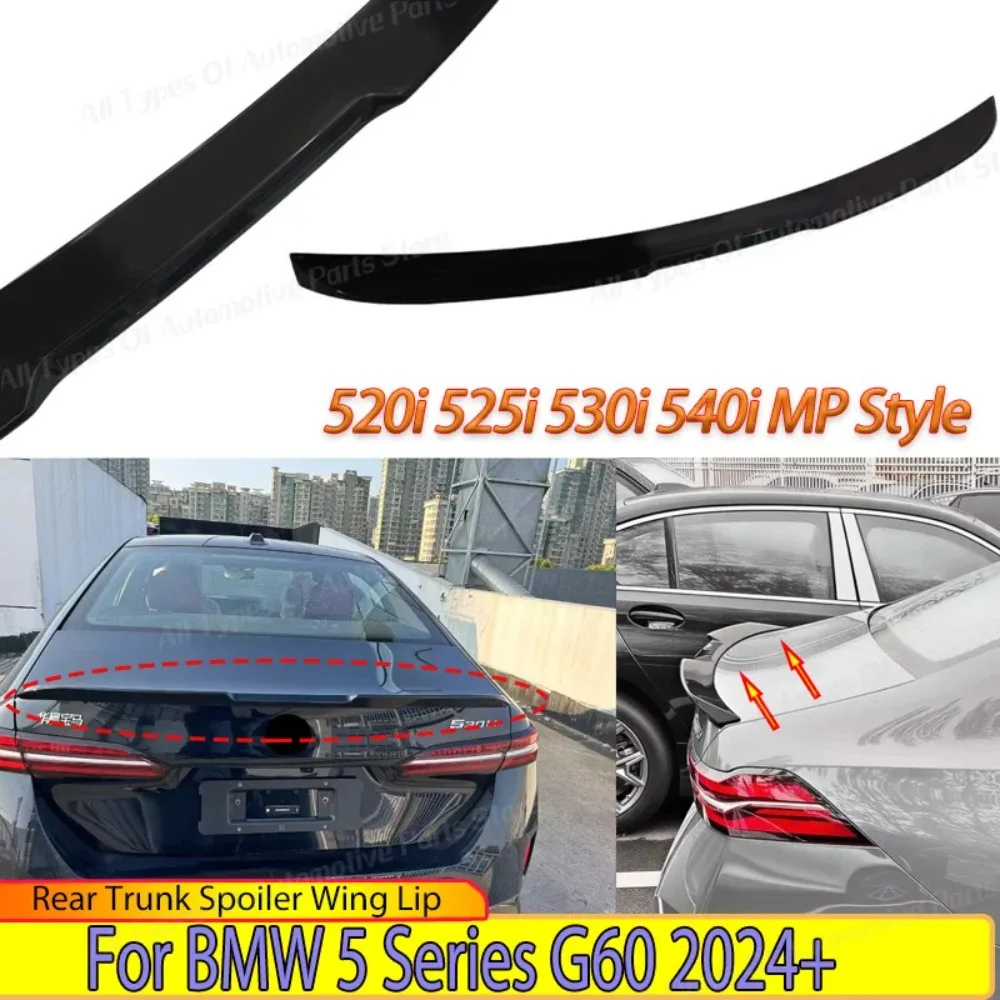 Car for BMW 5 Series G60 520i 525i 530i 540i 2024 2025 2026 MP Style Rear Trunk Spoiler Wing Tail Fin Body Kit Tuning Trim
Car for BMW 5 Series G60 520i 525i 530i 540i 2024 2025 2026 MP Style Rear Trunk Spoiler Wing Tail Fin Body Kit Tuning Trim