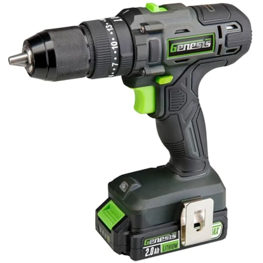 G20MAX 20V Cordless 1/2" Hammer Drill with 2.0Ah Battery and Charger All-Metal Ratcheting Chuck 2-Speed Range GLHD20B
G20MAX 20V Cordless 1/2" Hammer Drill with 2.0Ah Battery and Charger All-Metal Ratcheting Chuck 2-Speed Range GLHD20B