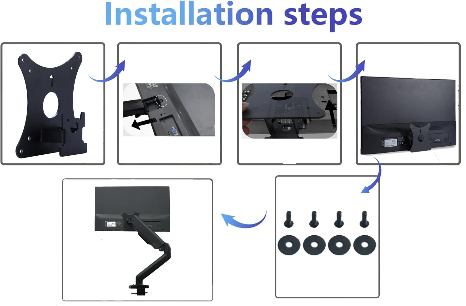Новый адаптер VESA для монитора Acer SA241Y bi SB241Y Abi RL242YE R242Y A R270 Smipx R272 yi RL272E для настенного крепления 75x75 и 100x100
Новый адаптер VESA для монитора Acer SA241Y bi SB241Y Abi RL242YE R242Y A R270 Smipx R272 yi RL272E для настенного крепления 75x75 и 100x100