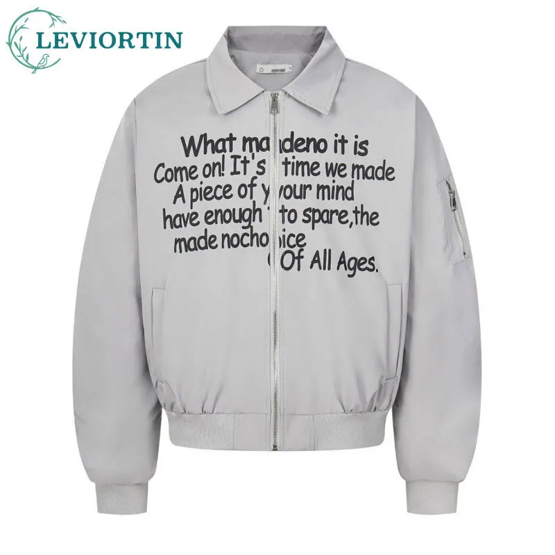 Мужская мода, модный бренд, тяжелая промышленность, дизайн со сложенными рукавами, пальто-пилот, американская ретро куртка с воротником с буквенным принтом
Мужская мода, модный бренд, тяжелая промышленность, дизайн со сложенными рукавами, пальто-пилот, американская ретро куртка с воротником с буквенным принтом