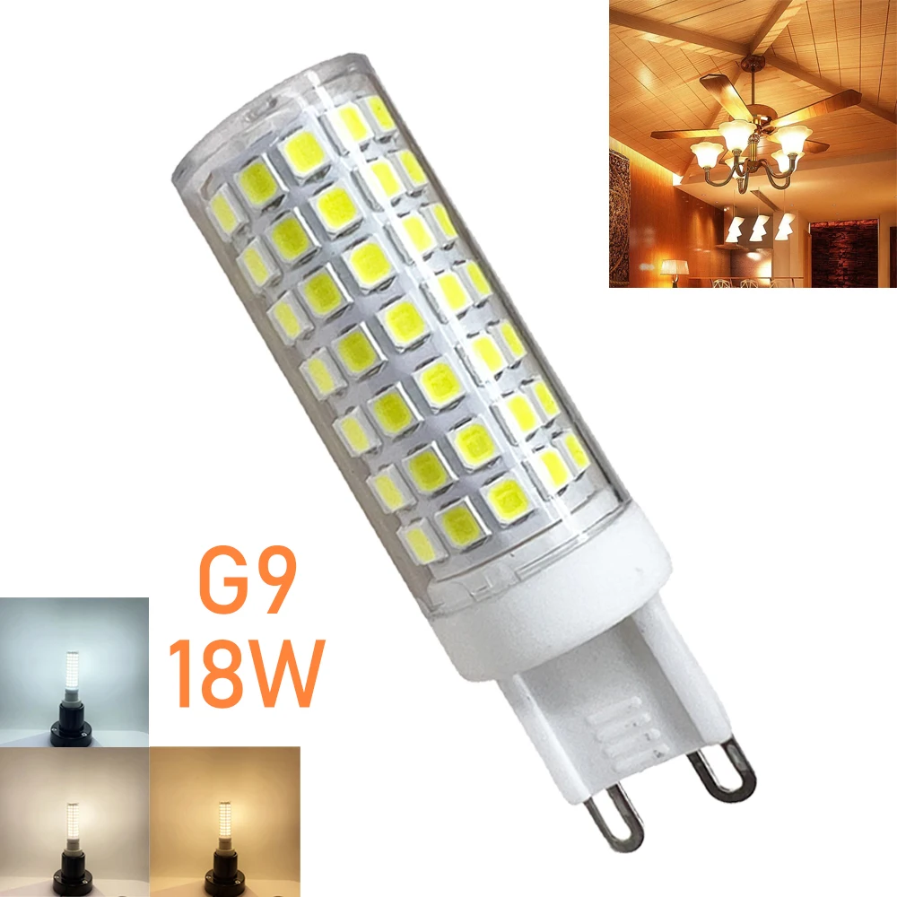 G9 привел лампу 18w 220v теплый белый чип 2835smd 120v украшение кукурузы керамическая столовая лампа высокая мощность для домашней энергосбережения 360°
G9 привел лампу 18w 220v теплый белый чип 2835smd 120v украшение кукурузы керамическая столовая лампа высокая мощность для домашней энергосбережения 360°