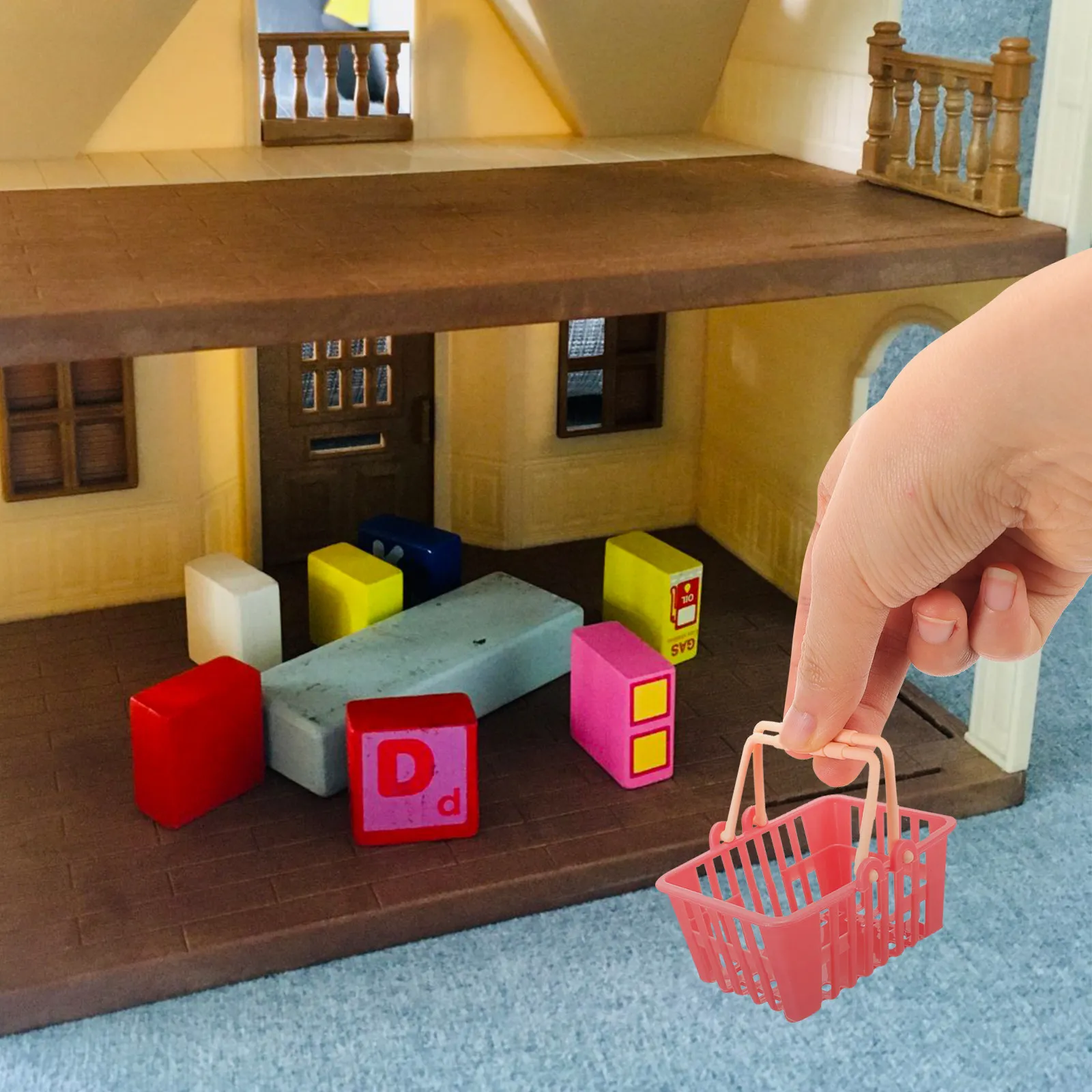 10Pcs Mini Shopping Basket Plastic Miniature Storage Basket Compact Size Handle Design Mini House Decor House Decor
10Pcs Mini Shopping Basket Plastic Miniature Storage Basket Compact Size Handle Design Mini House Decor House Decor