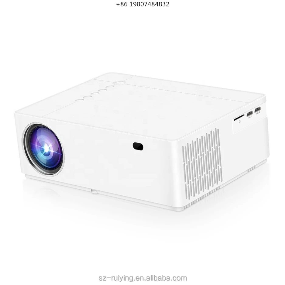 1080P Portable LED Video TV Projector Multimedia Home Theater Business School Use 4K Portable Beamer
1080P Portable LED Video TV Projector Multimedia Home Theater Business School Use 4K Portable Beamer