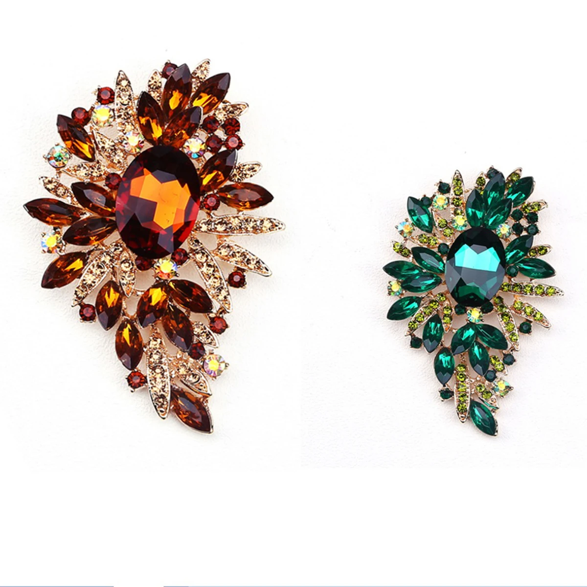 Exquisite Alloy Glass Rhinestone Brooch Lightweight Decorative Pin For Women Girls Scarf Bag Clothing Accessory Yellow
Exquisite Alloy Glass Rhinestone Brooch Lightweight Decorative Pin For Women Girls Scarf Bag Clothing Accessory Yellow