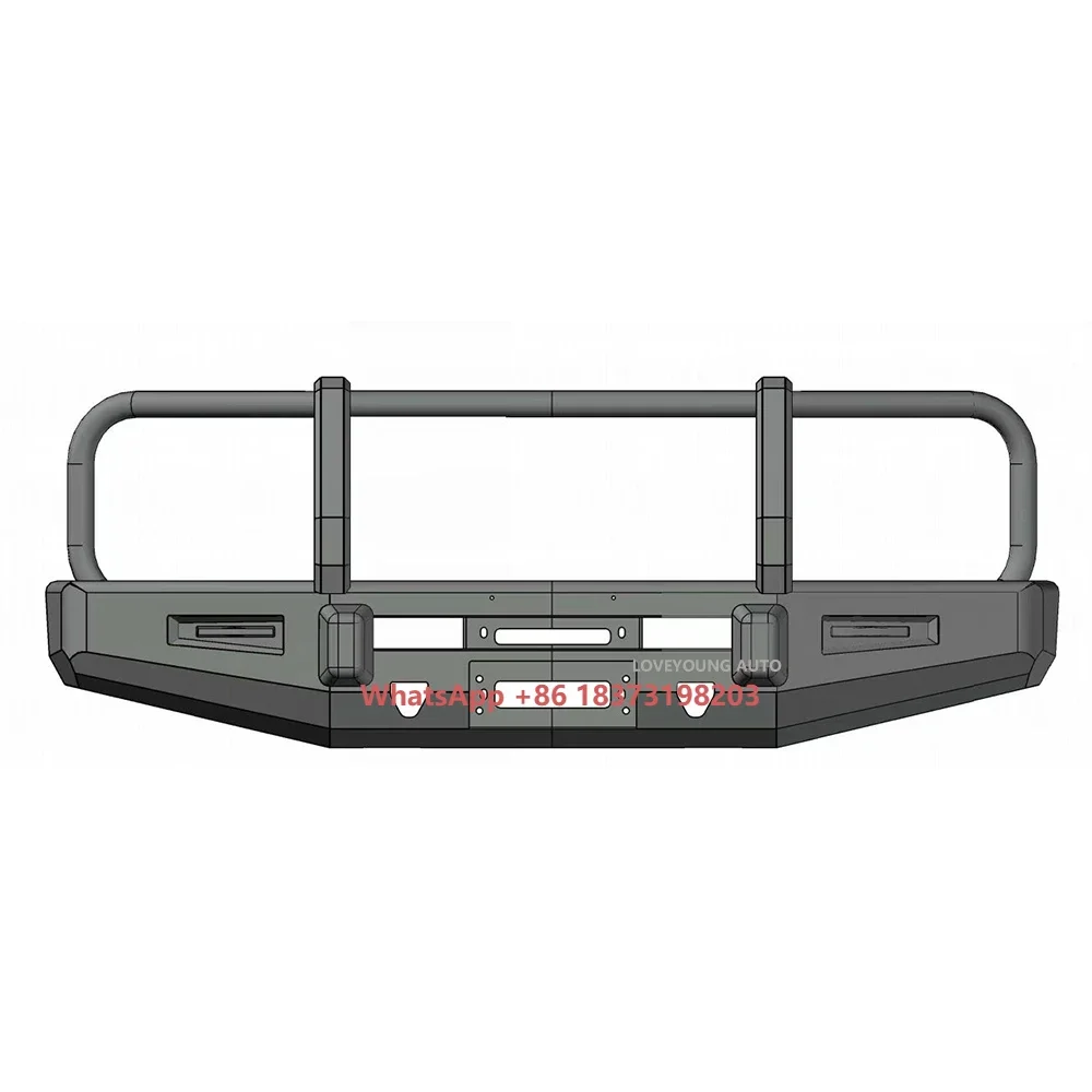 Сверхмощный стальной передний и задний бампер, совместимый с бездорожьями, новый сорт для пикапов
Сверхмощный стальной передний и задний бампер, совместимый с бездорожьями, новый сорт для пикапов