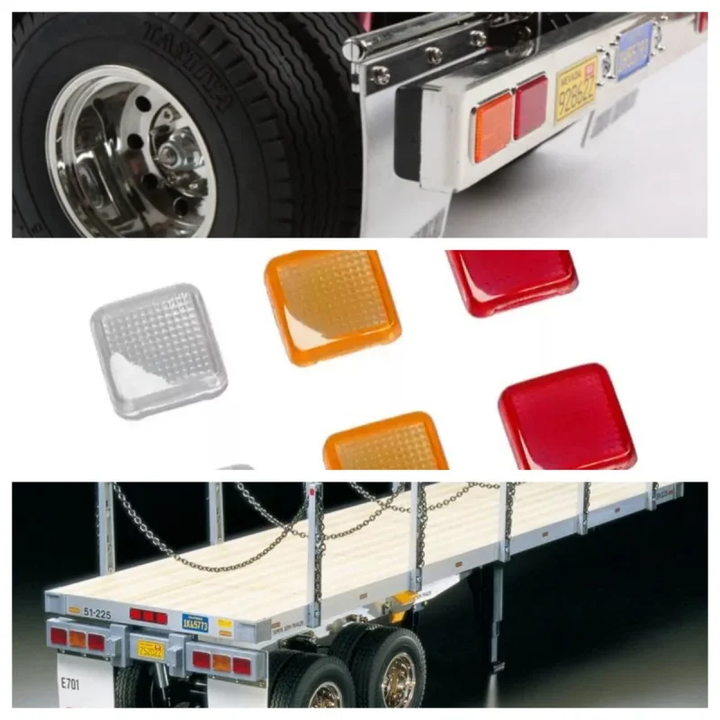 2 PCS RC 1/14 Plastic Tail Light Cover Light Sheets For Tamiya 1/14 Fuel Tank Trailer Flatbed Semi-Trailer Reefer Semi-Trailer
2 PCS RC 1/14 Plastic Tail Light Cover Light Sheets For Tamiya 1/14 Fuel Tank Trailer Flatbed Semi-Trailer Reefer Semi-Trailer