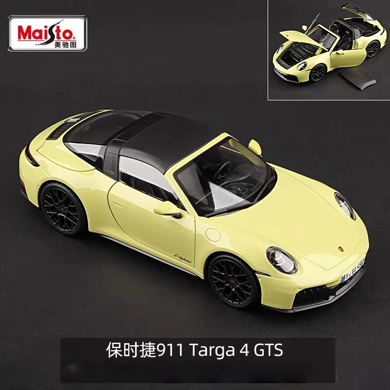 New Hot In Stock Maisto 1:18 Porsche 911 Targa 4 Gts (992.2) With Windows Alloy Miniature Diecast Fully Open Model Custom Toys
New Hot In Stock Maisto 1:18 Porsche 911 Targa 4 Gts (992.2) With Windows Alloy Miniature Diecast Fully Open Model Custom Toys